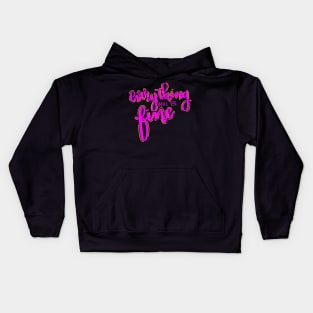 everything will be fine Kids Hoodie